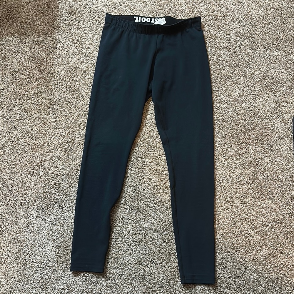 Nike Black Leggings Stretchy Material Full-Length